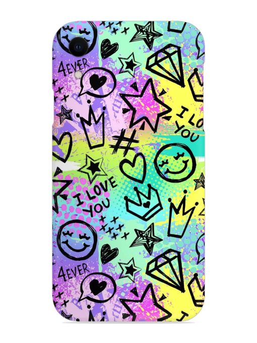 Bright Seamless Pattern Snap Case for Apple Iphone Xr Zapvi