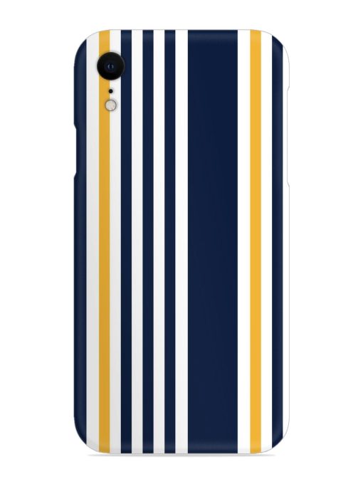 Seamless Stripe Pattern Snap Case for Apple Iphone Xr