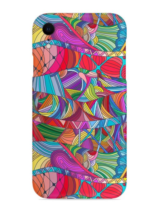 Seamless Patterns Hand Drawn Snap Case for Apple Iphone Xr