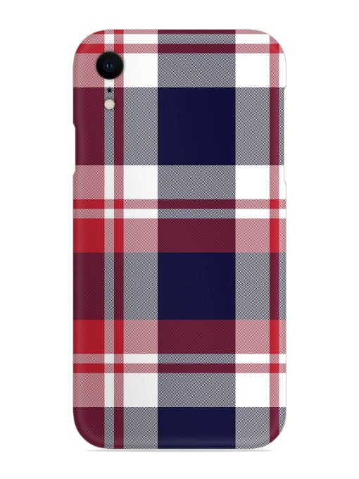 Classic Plaid Tartan Snap Case for Apple Iphone Xr