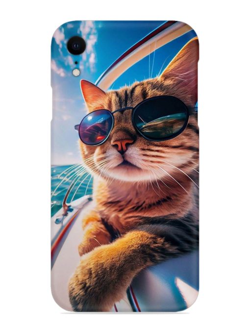 Cat In Style Snap Case for Apple Iphone Xr