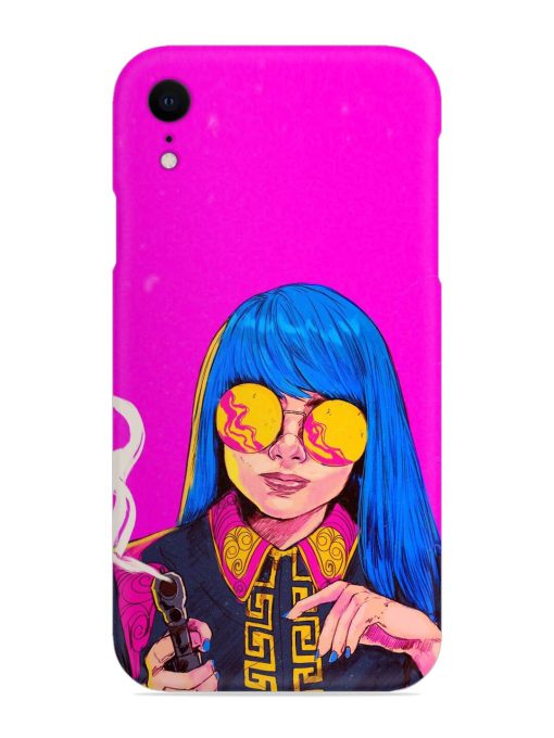 Aesthetic Anime Girl Snap Case for Apple Iphone Xr