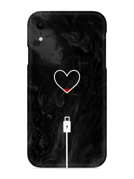 Heart Charging Vector Snap Case for Apple Iphone Xr