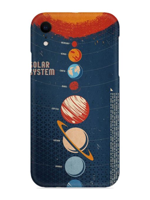 Solar System Vector Snap Case for Apple Iphone Xr