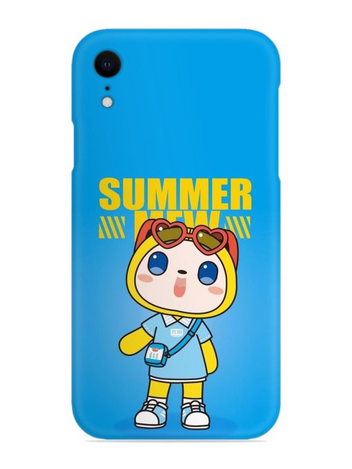 Summer Mew Cartoon Snap Case for Apple Iphone Xr Zapvi