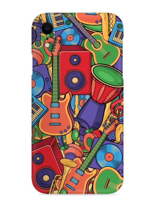 Colorful Music Art Snap Case for Apple Iphone Xr