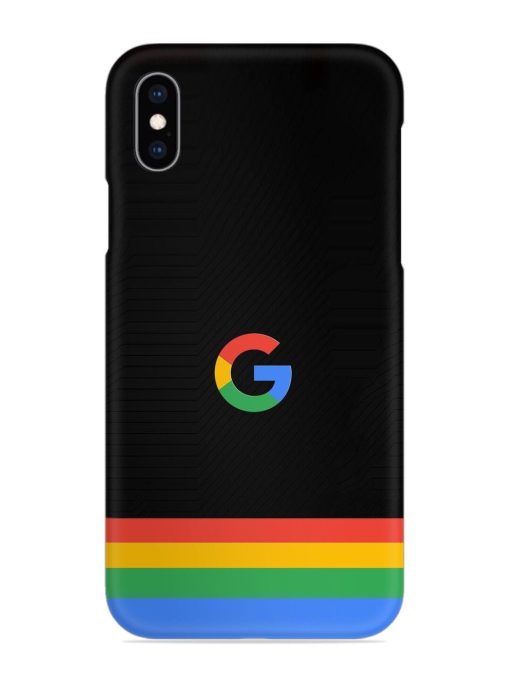 Google Logo Art Snap Case for Apple Iphone Xs