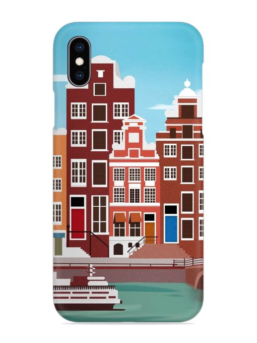 Scenery Architecture Amsterdam Landscape Snap Case for Apple Iphone Xs