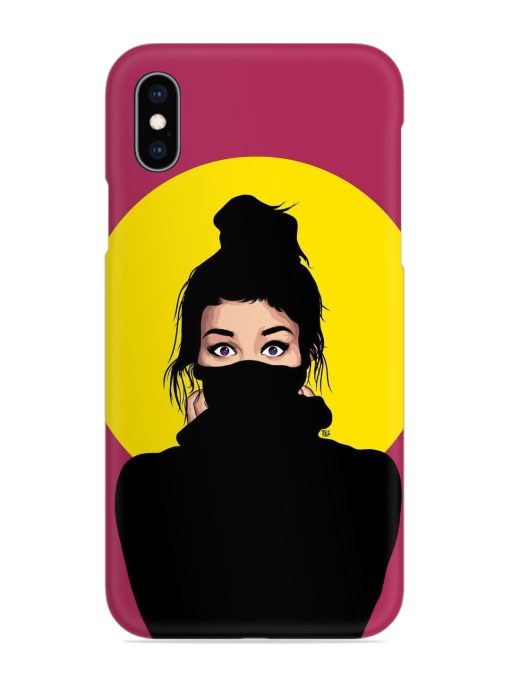 Girly Vector Snap Case for Apple Iphone Xs Zapvi