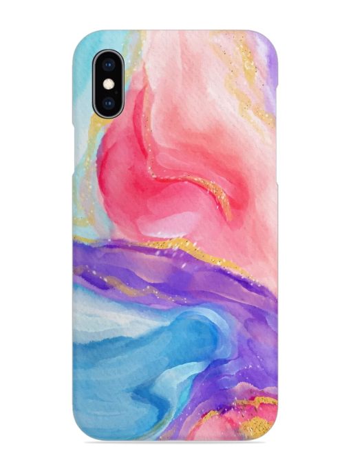 Watercolor Gradient Snap Case for Apple Iphone Xs