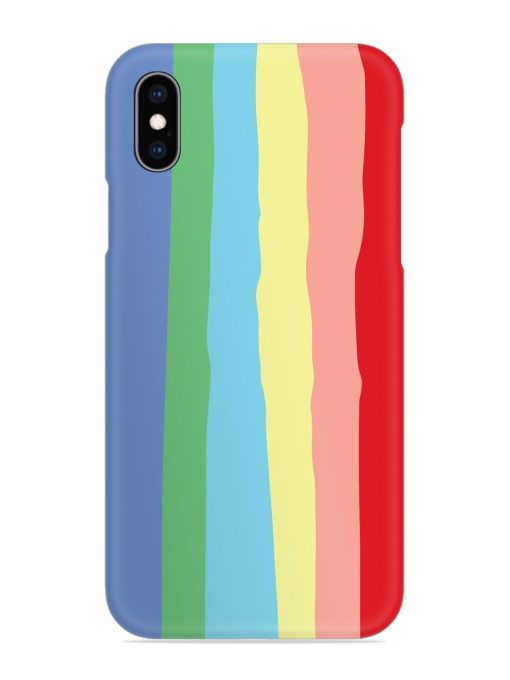 Rainbow Premium Shade Snap Case for Apple Iphone Xs Zapvi