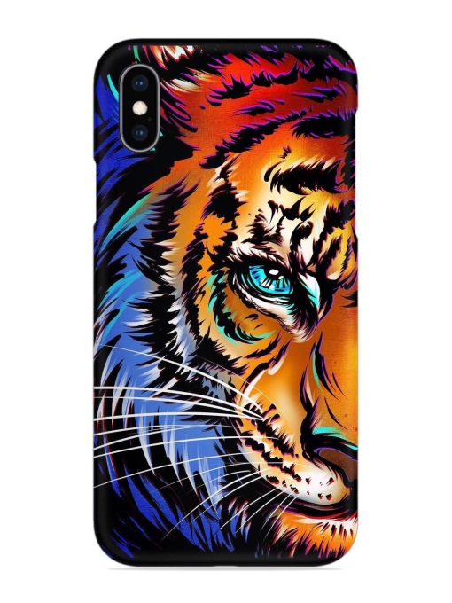 Colorful Lion Art Snap Case for Apple Iphone Xs Zapvi