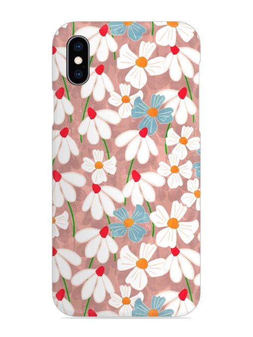 Abstract Petal Flowers Snap Case for Apple Iphone Xs