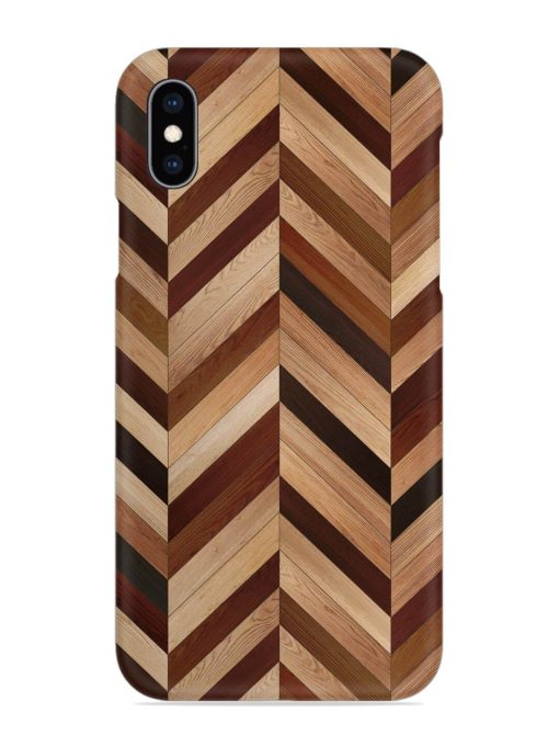 Seamless Wood Parquet Snap Case for Apple Iphone Xs