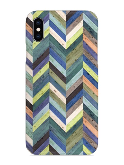 Chevron Random Color Snap Case for Apple Iphone Xs