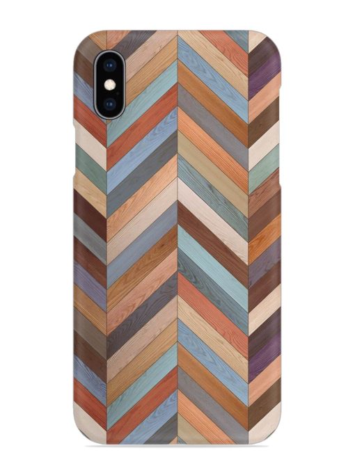 Seamless Wood Parquet Snap Case for Apple Iphone Xs