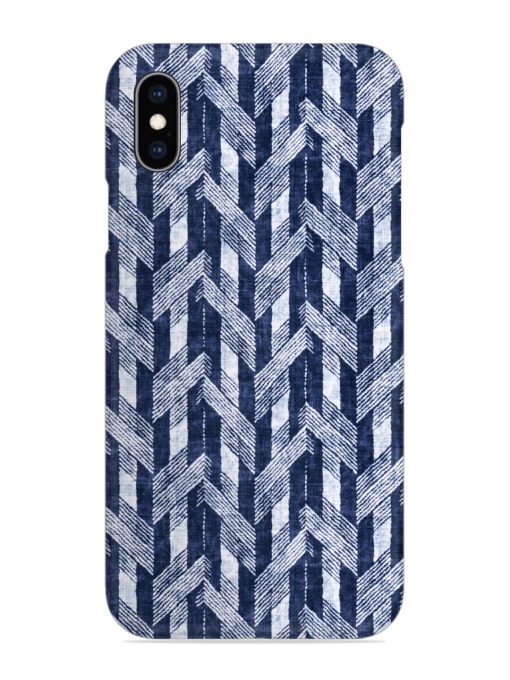 Abstract Herringbone Motif Snap Case for Apple Iphone Xs Zapvi