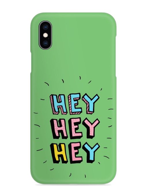 Hey Vector Cartoon Snap Case for Apple Iphone Xs