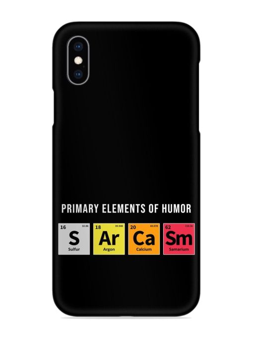 Primary Elements Humor Snap Case for Apple Iphone Xs Zapvi