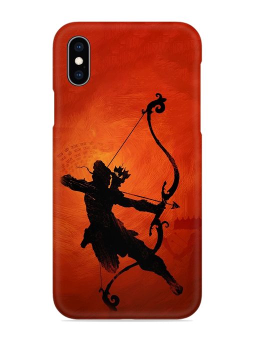 Illustration Lord Rama Snap Case for Apple Iphone Xs