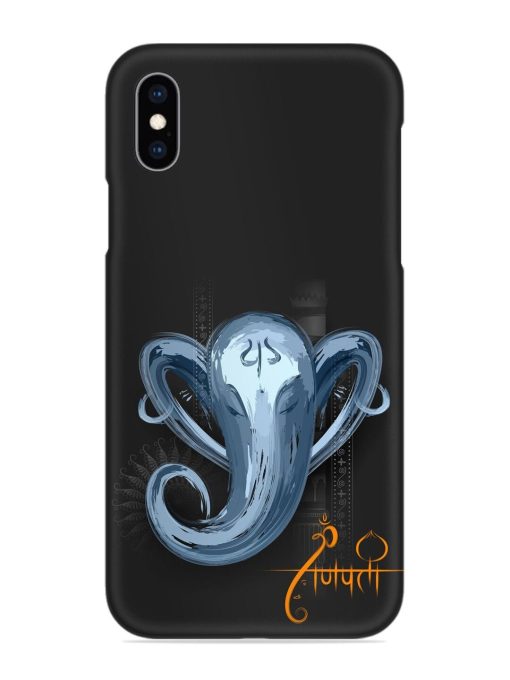 Illustration Lord Ganpati Snap Case for Apple Iphone Xs Zapvi