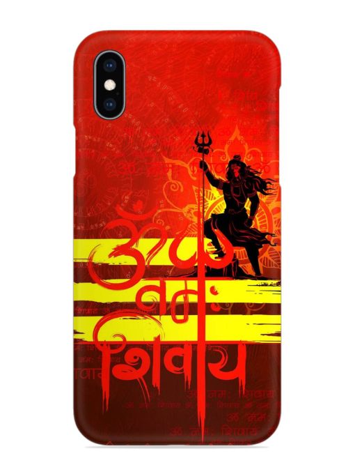 Illustration Lord Shiva Snap Case for Apple Iphone Xs