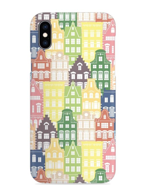 Seamless Shapes Pattern Snap Case for Apple Iphone Xs