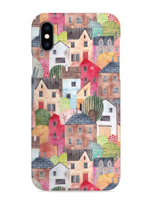 Abstract Seamless Pattern Snap Case for Apple Iphone Xs