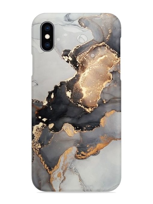 Luxury Abstract Fluid Snap Case for Apple Iphone Xs Zapvi