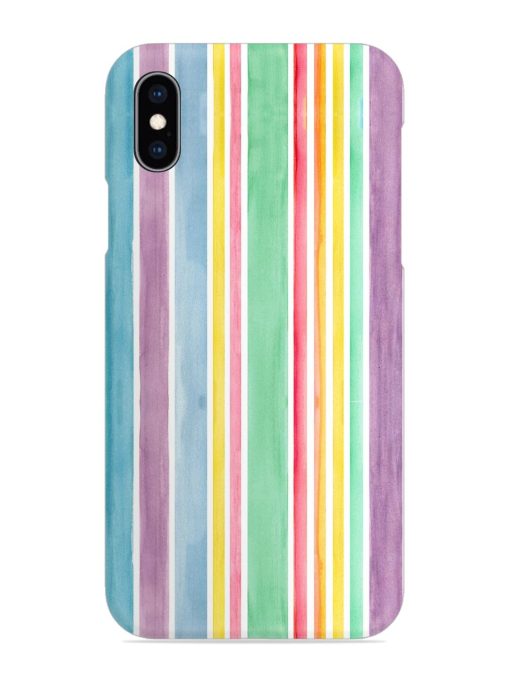 Hand Drawn Watercolor Snap Case for Apple Iphone Xs