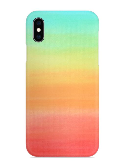 Background Sky Watercolor Snap Case for Apple Iphone Xs Zapvi