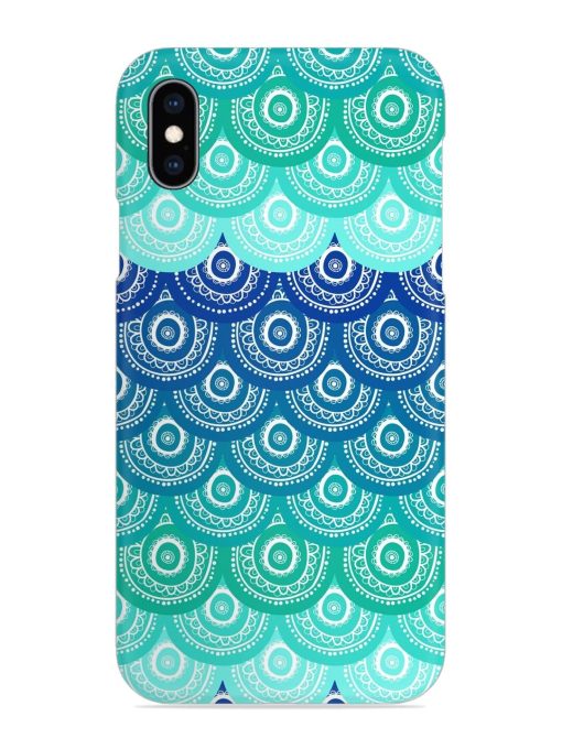 Ethnic Seamless Pattern Snap Case for Apple Iphone Xs Zapvi