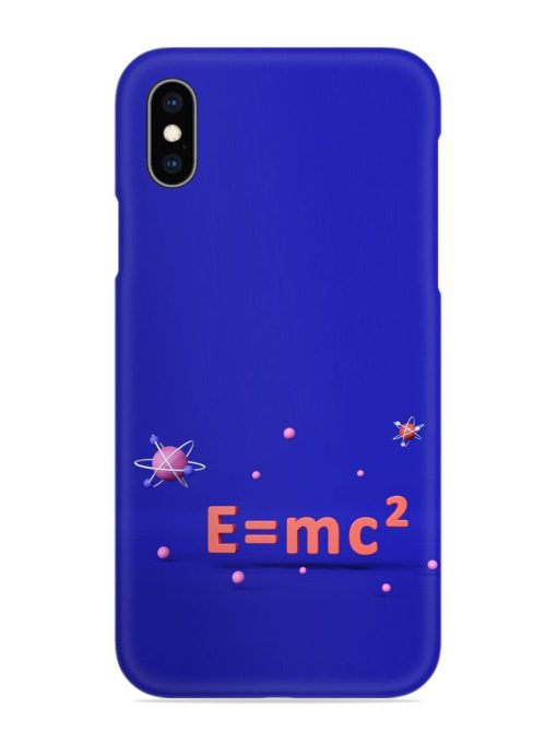 Formula Relativity Equation Snap Case for Apple Iphone Xs Zapvi