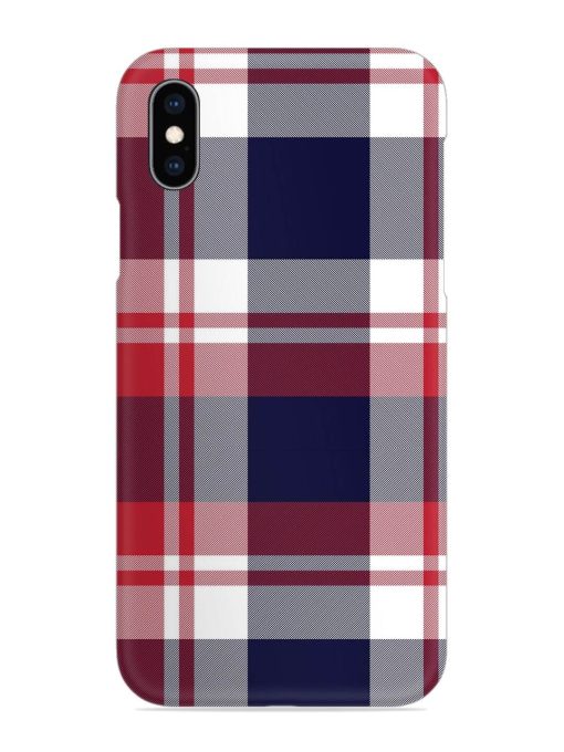 Classic Plaid Tartan Snap Case for Apple Iphone Xs