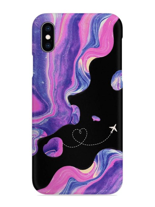 Glitter Art Snap Case for Apple Iphone Xs Zapvi