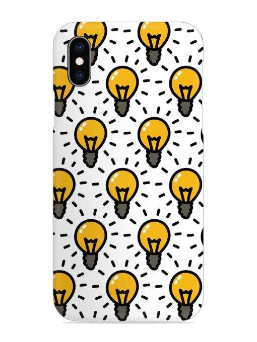 Light Bulb Seamless Snap Case for Apple Iphone Xs Zapvi