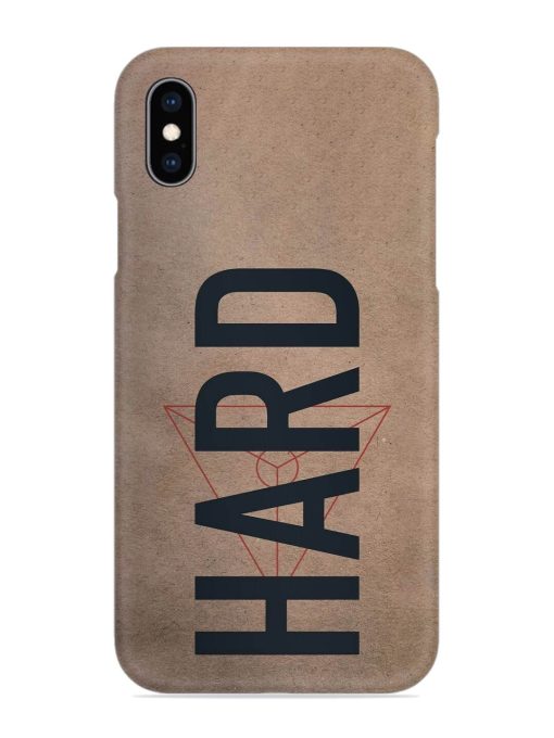 Hard Typo Snap Case for Apple Iphone Xs Zapvi