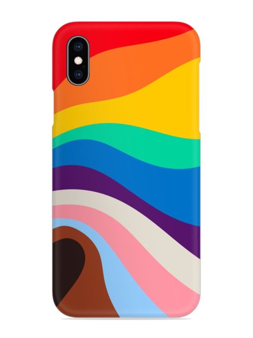 Minimal Pride Art Snap Case for Apple Iphone Xs Zapvi