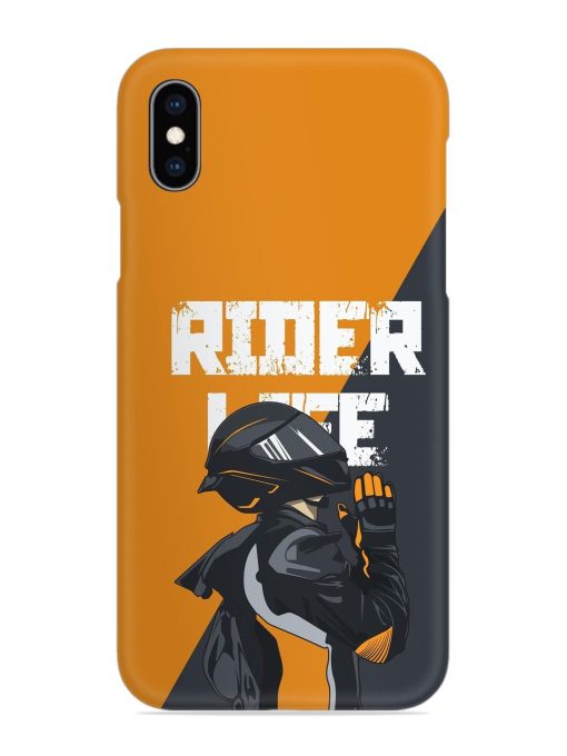 Rider Life Snap Case for Apple Iphone Xs Zapvi