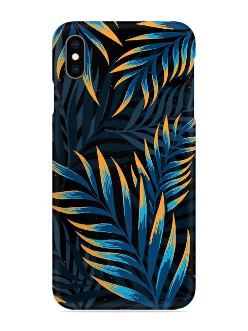 Abstract Leaf Art Snap Case for Apple Iphone Xs Max