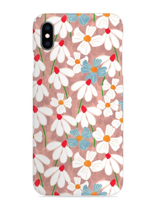 Abstract Petal Flowers Snap Case for Apple Iphone Xs Max