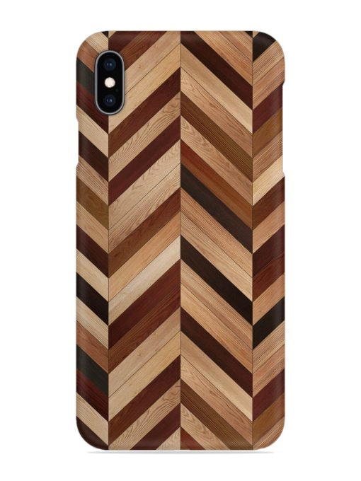 Seamless Wood Parquet Snap Case for Apple Iphone Xs Max Zapvi