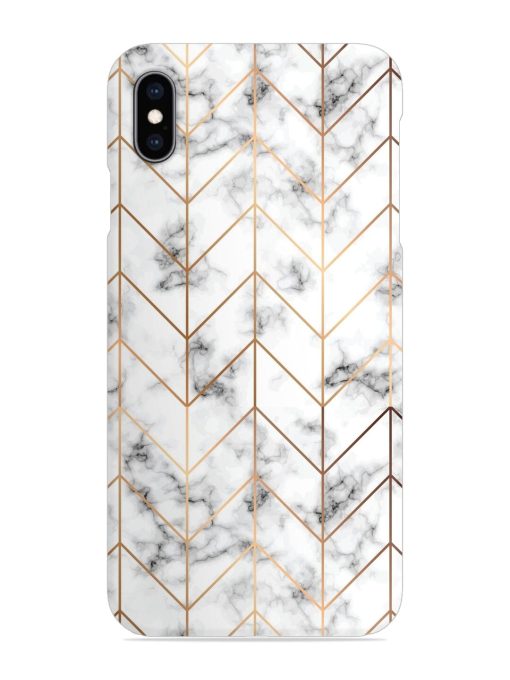 Vector Marble Texture Snap Case for Apple Iphone Xs Max Zapvi