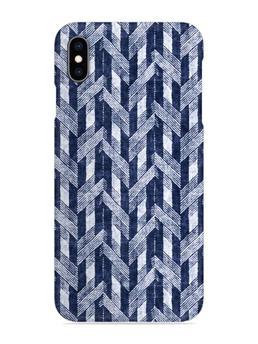 Abstract Herringbone Motif Snap Case for Apple Iphone Xs Max Zapvi