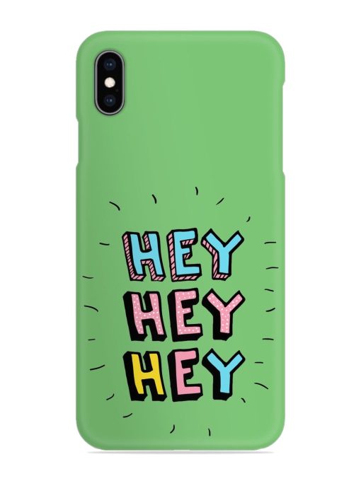 Hey Vector Cartoon Snap Case for Apple Iphone Xs Max Zapvi