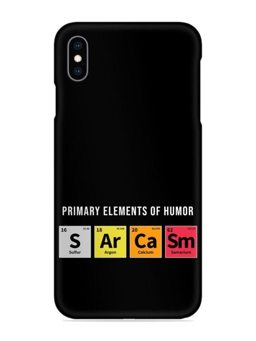 Primary Elements Humor Snap Case for Apple Iphone Xs Max Zapvi