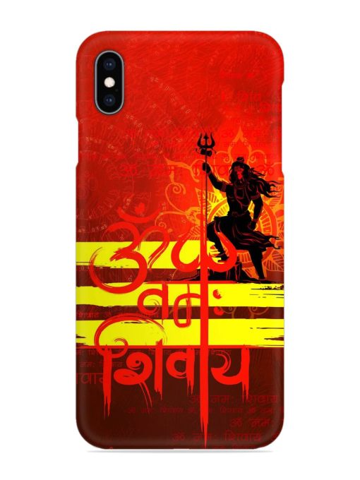 Illustration Lord Shiva Snap Case for Apple Iphone Xs Max