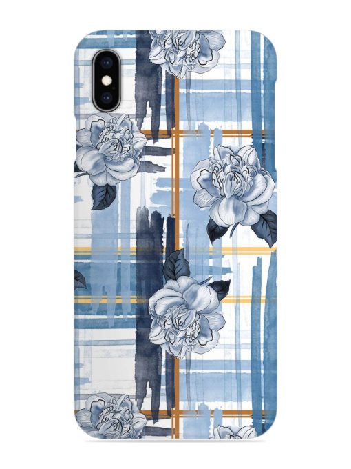 Watercolor Pattern Rose Snap Case for Apple Iphone Xs Max