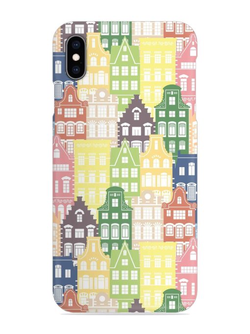 Seamless Shapes Pattern Snap Case for Apple Iphone Xs Max Zapvi