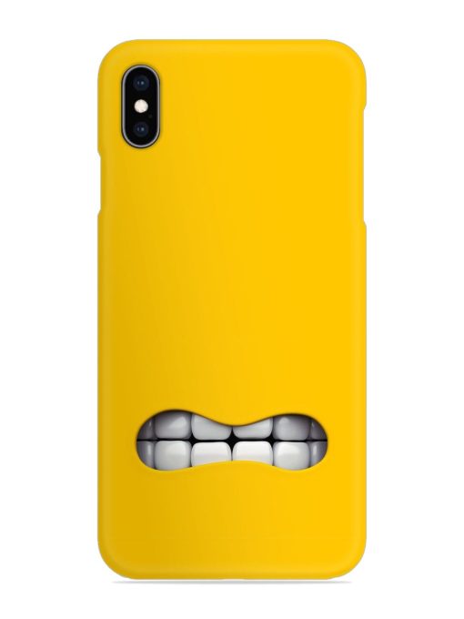 Mouth Character On Snap Case for Apple Iphone Xs Max